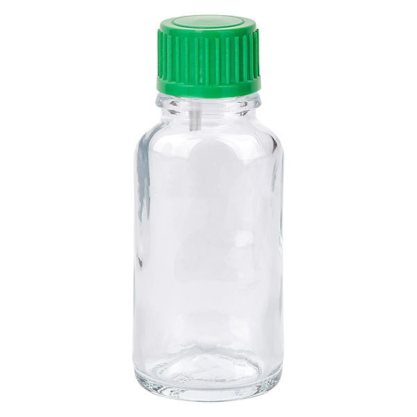 20ml Flacon compte-goutte 0.8mm vert STD ClearLine UT18/20 20ml Flacon compte-goutte 0.8mm vert STD ClearLine UT18/20