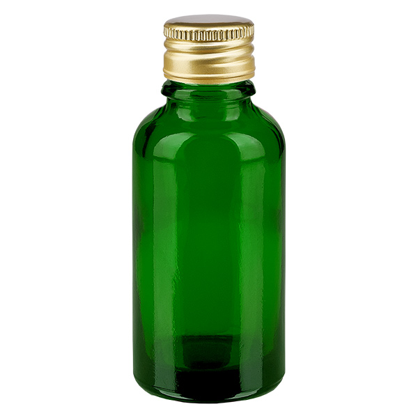 Flacon 30ml 11mm SV Alu-Gold STD GreenL. UT18/30