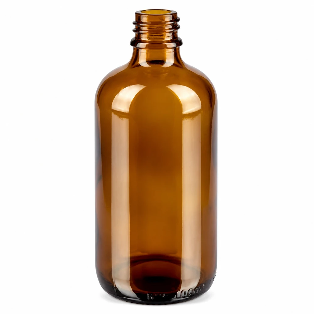 Flacon 100ml 11mm SV vert OV BrownLine UT18/100 Protection contre la lumière Bouteille en verre brun 100ml Série BrownLine pour les substances et les extraits sensibles aux UV