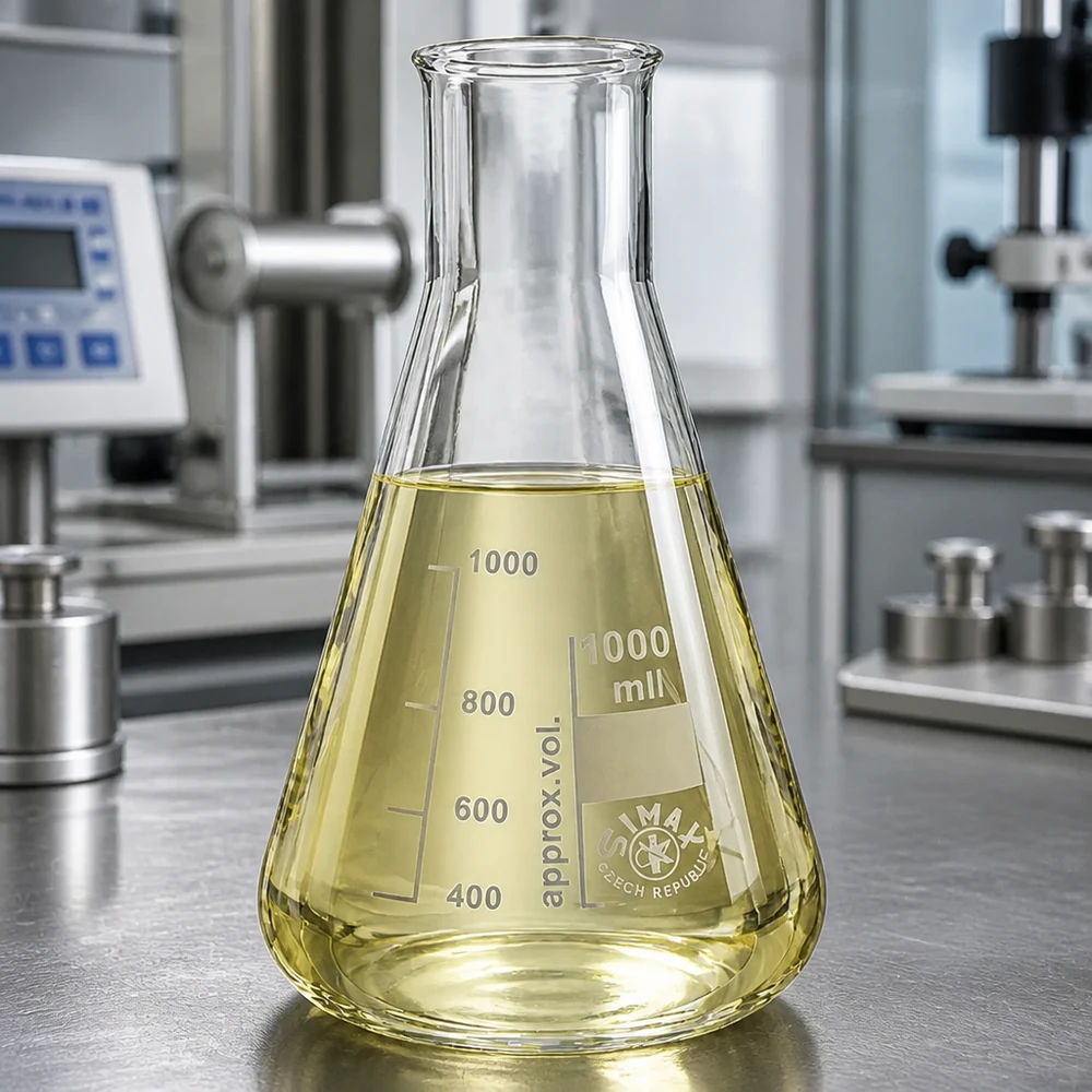 Erlenmeyer 200ml col large adapté aux opérations de mélange et aux réactions chimiques