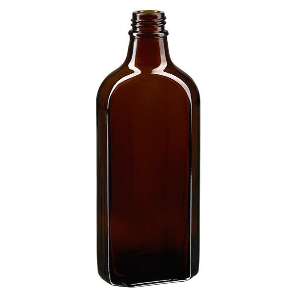 Flasque brune de 200 ml au goulot DIN 22 Flasque brune de 200 ml au goulot DIN 22
