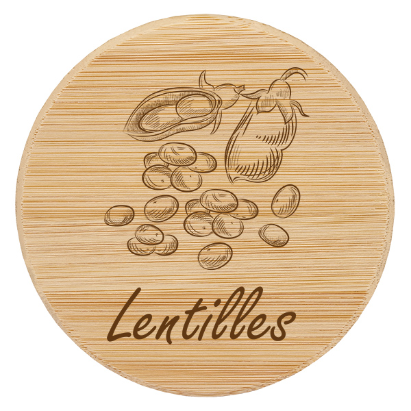 Paire en bois « Lentilles » pour WECK RR100 Paire en bois « Lentilles » pour WECK RR100