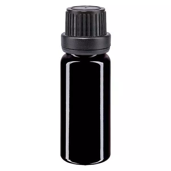 Flacon de pharmacie violet 10ml bouchon compte-gouttes 2mm noir bouchon inviolabilité Flacon de pharmacie violet 10ml bouchon compte-gouttes 2mm noir bouchon inviolabilité