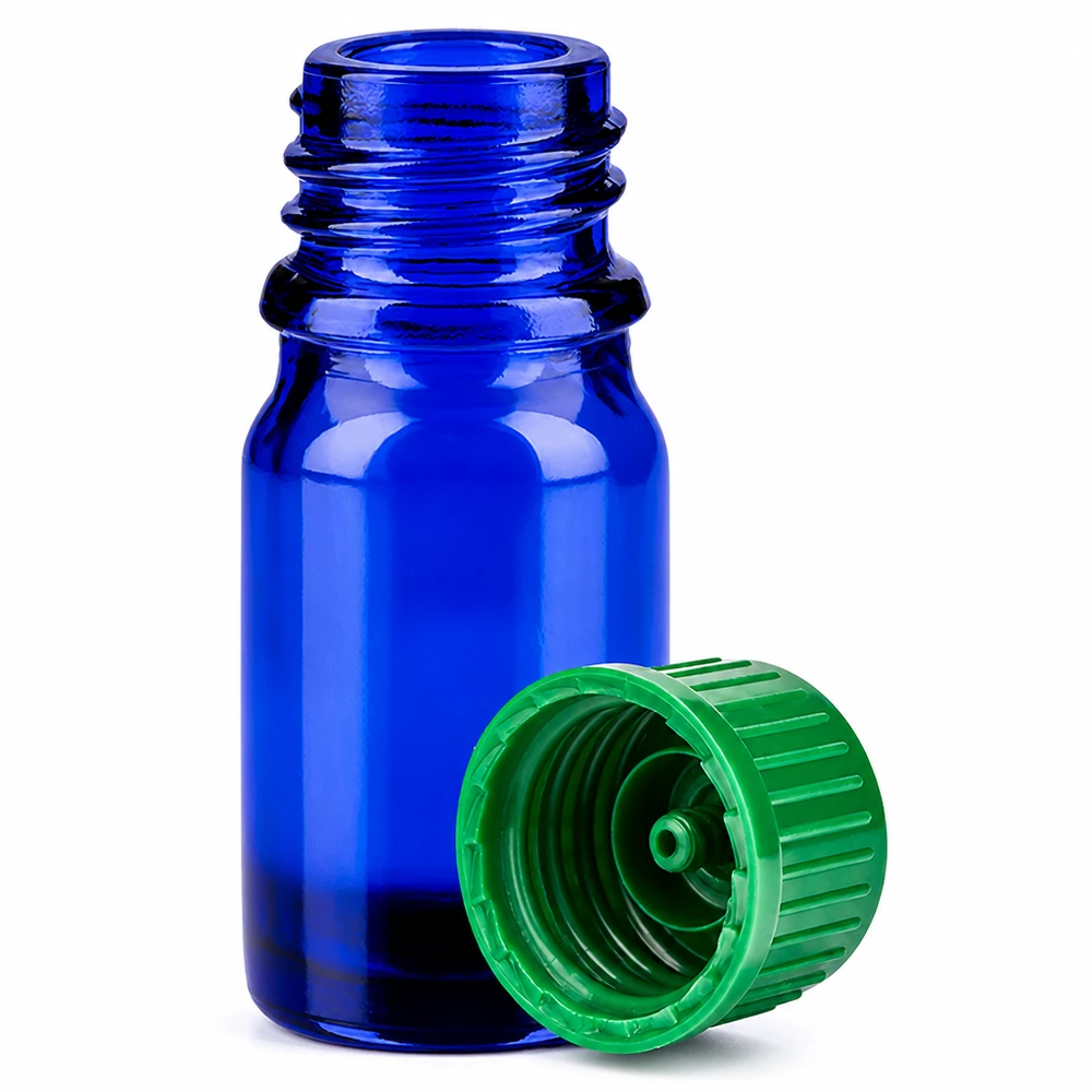 Flacon de 5ml 11mm SV vert STD BlueLine UT18/5 Verre de haute qualité Bouteille de 5ml 11mm SV vert STD BlueLine UT18/5 Protection UV