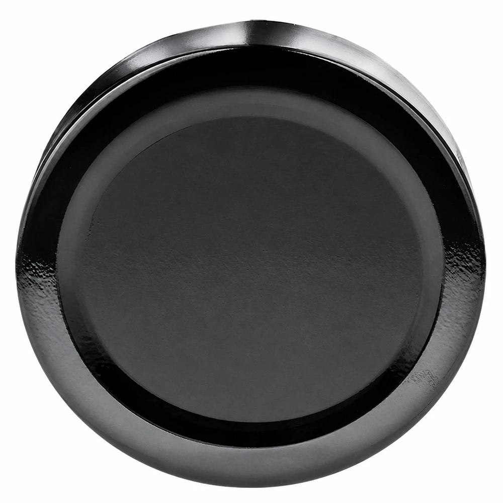 Couvercle noir à visser de 58 mm BasicSeal TO58deep, embouti en profondeur, UNiTWIST