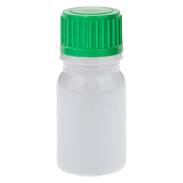 Flacon compte-gouttes 5 ml 0,8 mm vert Bouchon standard WhiteLine UT18/5