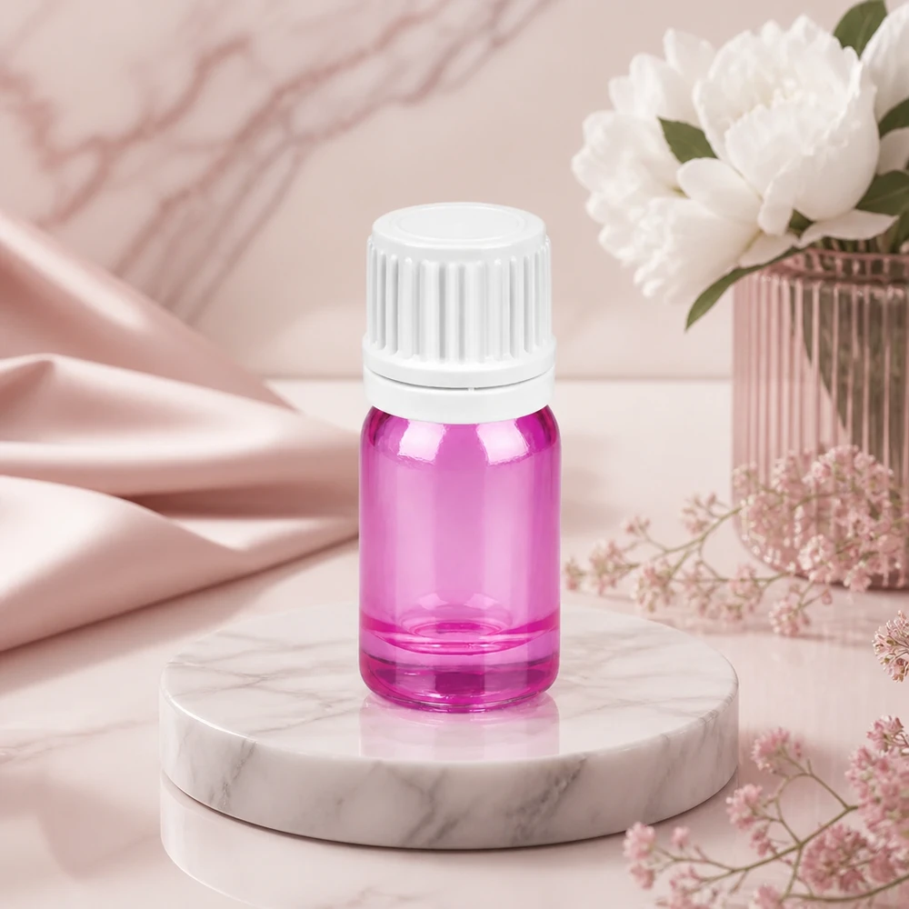 Flacon compte-gouttes 5ml 0.7mm blanc originalité bouchon à vis PurpleLine UT18/5 Flacon compte-gouttes 5ml en verre borosilicaté violet de haute qualité avec bouchon de sécurité enfant