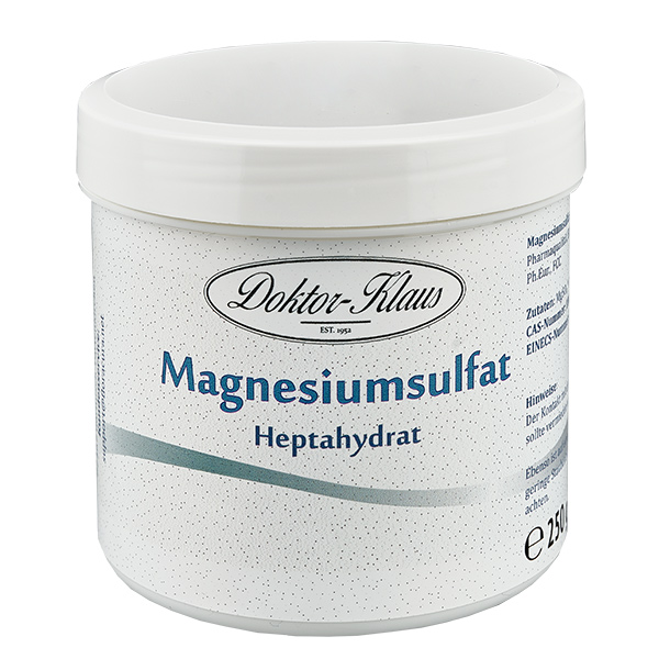 250 g de sulfate de magnésium 7 hydraté Docteur Klaus