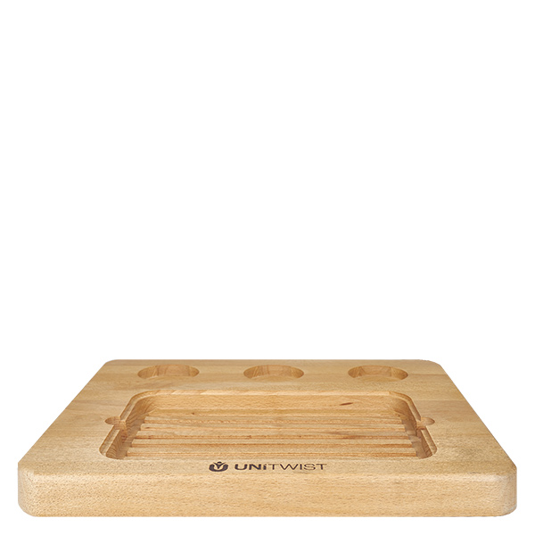 Planche en bois (hêtre) pour les sets de pierres chaudes UNiTWIST