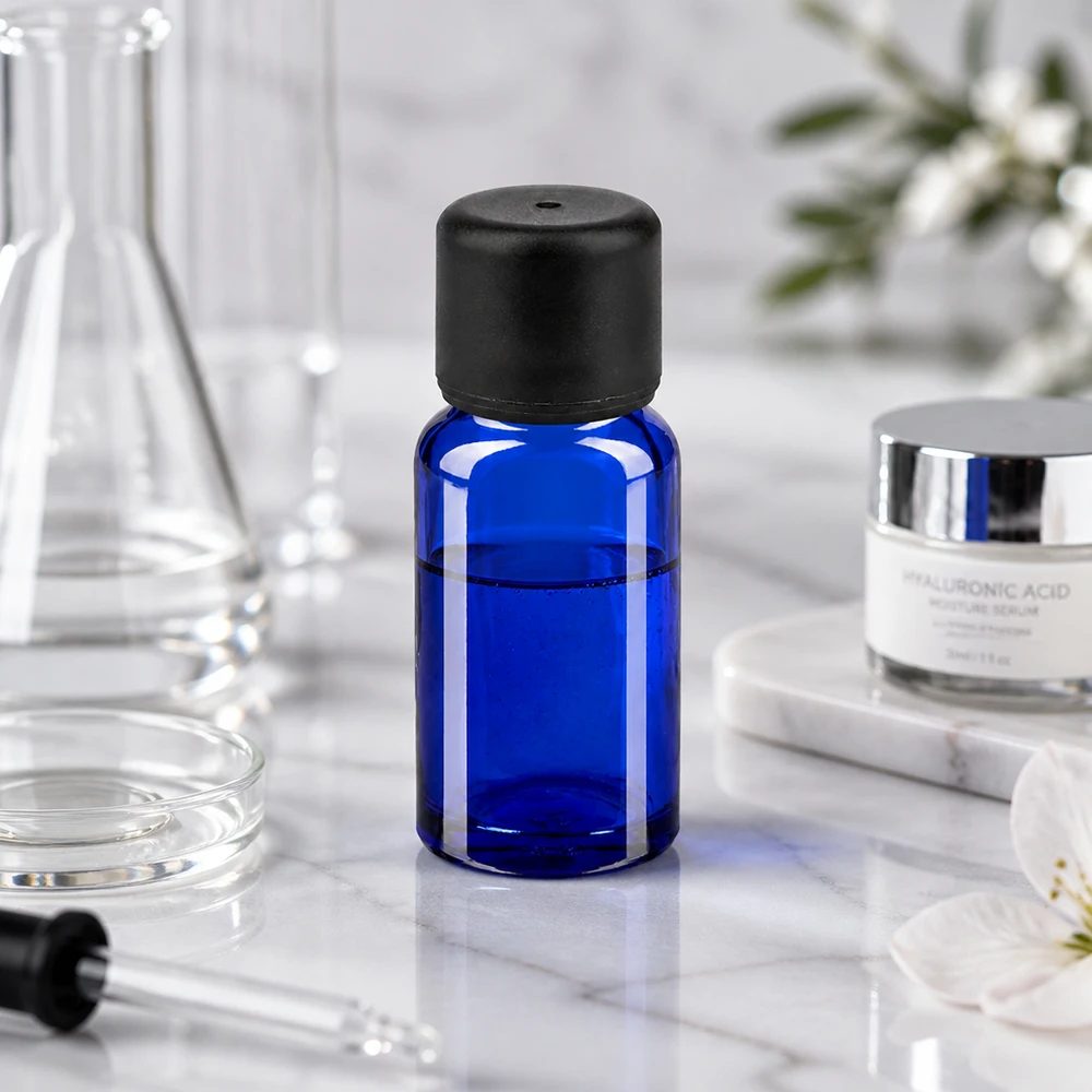 Flacon 10ml 11mm SV noir OV BlueLine UT18/10 Flacon 10ml 11mm SV noir OV BlueLine UT18/10