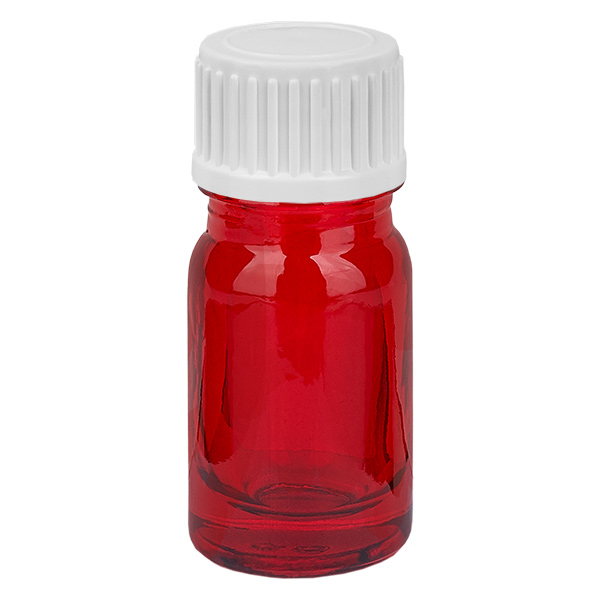 Flacon compte-goutte 5ml 0.9mm blanc STD RedLine UT18/5