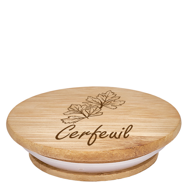 Paire en bois « Cerfeuil » pour WECK RR60 Paire en bois « Cerfeuil » pour WECK RR60