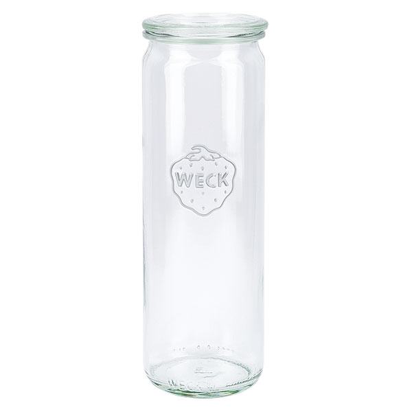 600ml bocal cylindrique avec bouchon en verre WECK RR60