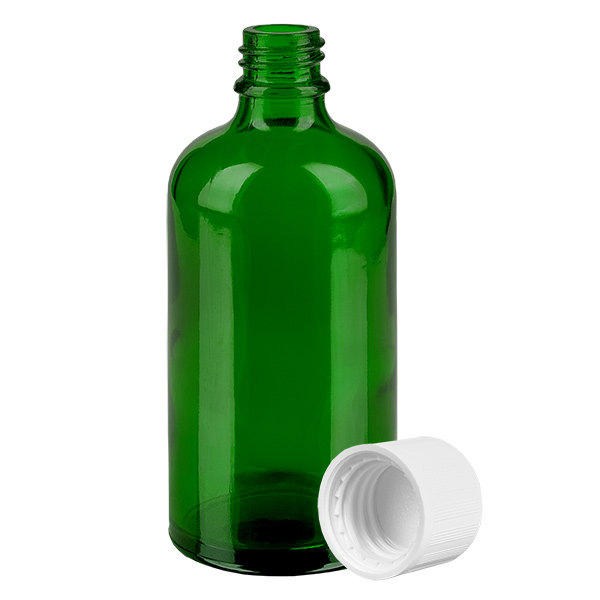 Flacon 100ml 11mm SV w. STD KiSi GreenL. UT18/100