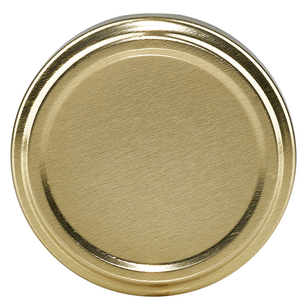 212ml Verre rond avec couvercle BioSeal or UNiTWIST