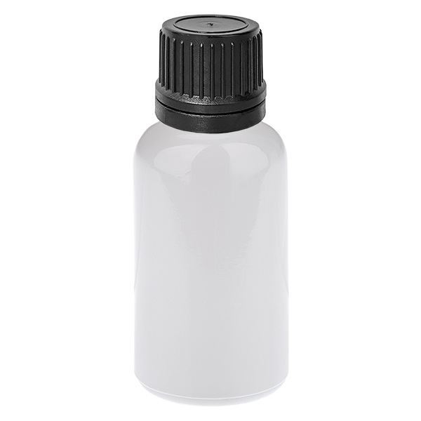 Flacon compte-gouttes 20 ml 1 mm noir Bouchon d'origine WhiteLine UT18/20
