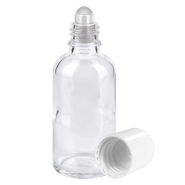 Flacon Roll-On 50ml blanc STD ClearLine UT18/50 Flacon Roll-On 50ml blanc STD ClearLine UT18/50