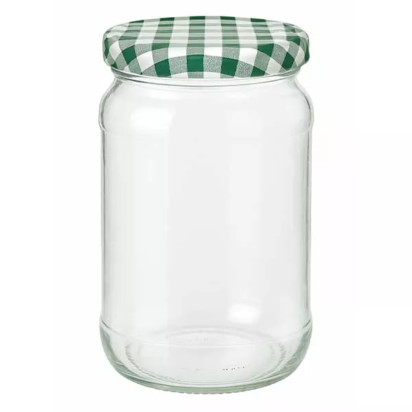 1062ml Verre rond avec couvercle BasicSeal vert/blanc UNiTWIST 1062ml Verre rond avec couvercle BasicSeal vert/blanc UNiTWIST