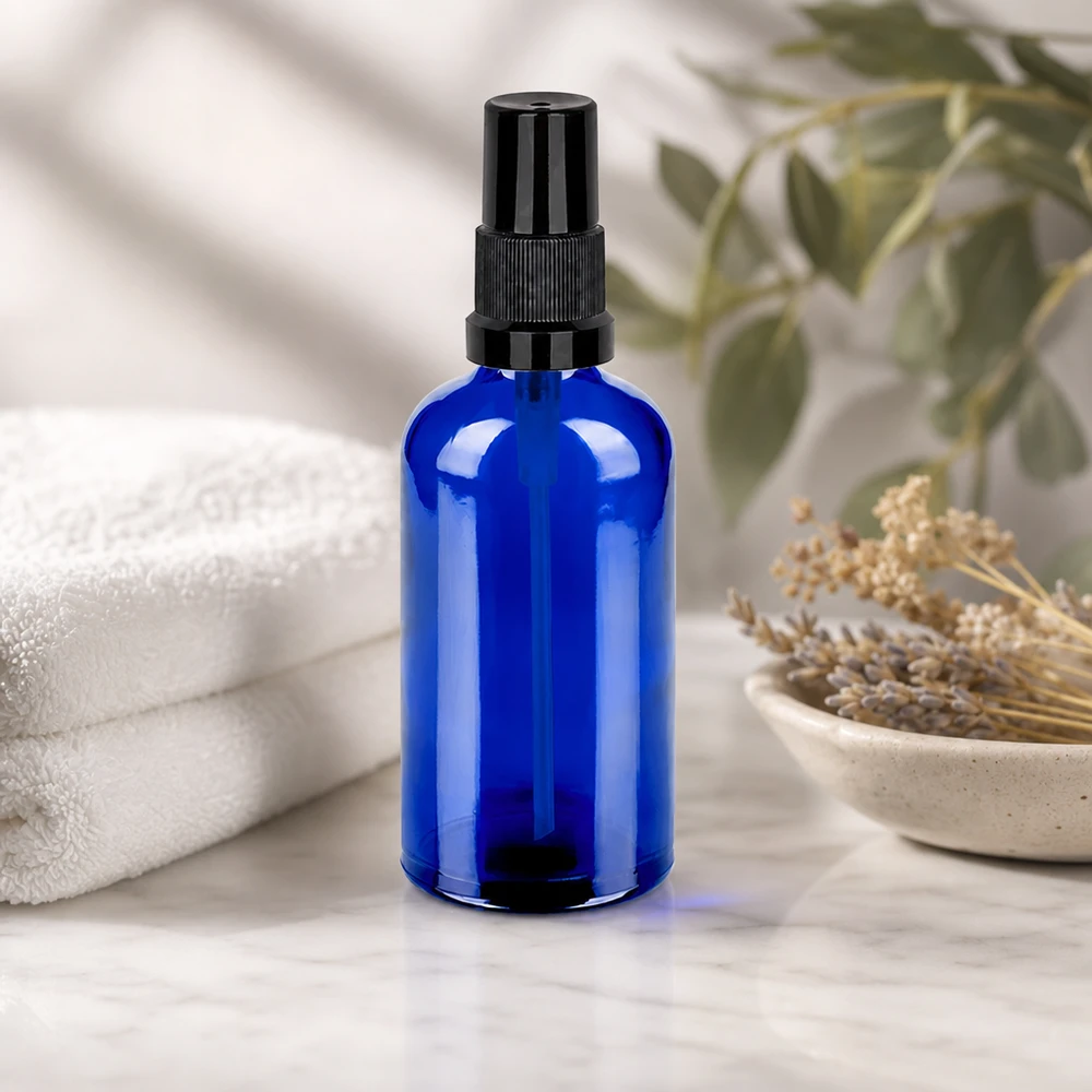 Vaporisateur 100ml noir STD BlueLine UT18/100 Élégant vaporisateur bleu 100ml - STD BlueLine Design pour applications professionnelles