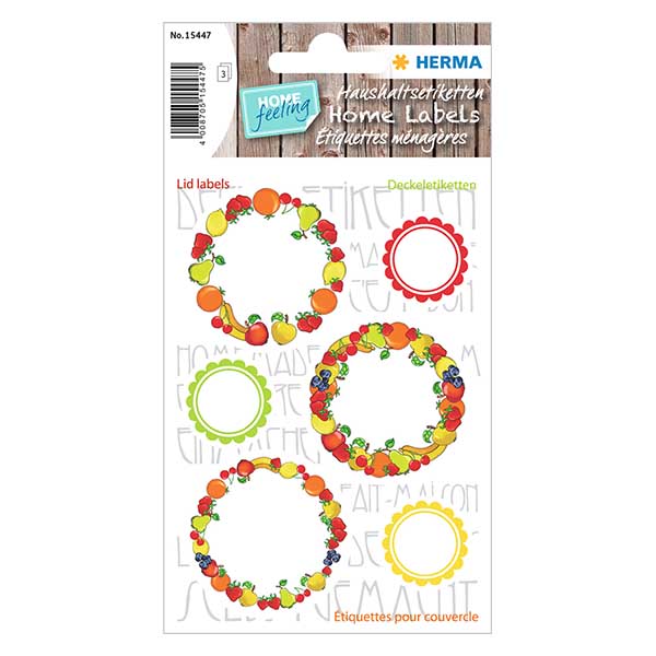 Étiquettes de plafond "Fruits" (18 stickers) ø24/43mm Étiquettes de plafond "Fruits" (18 stickers) ø24/43mm