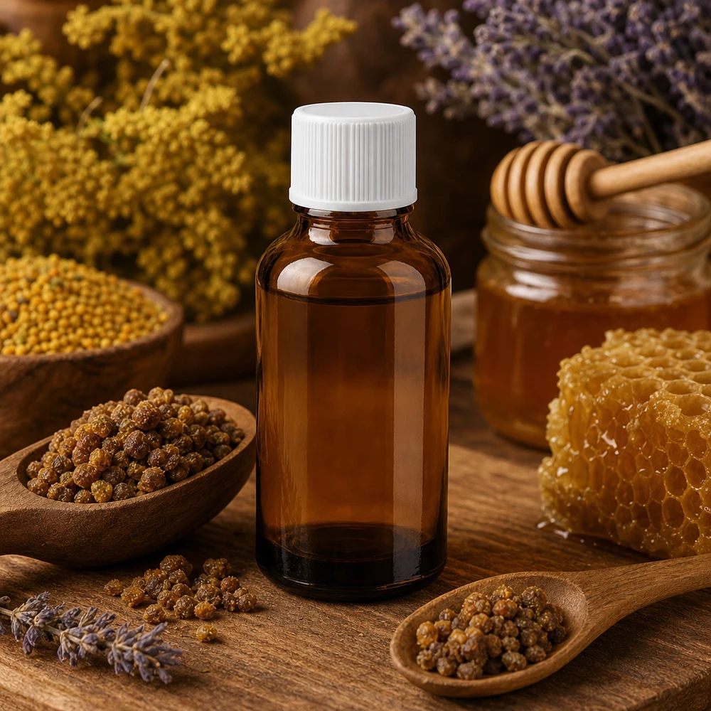 Flacon de 30ml 11mm SV blanc STD BrownLine UT18/30 Bouteille de pharmacie pratique de 30 ml avec couvercle blanc, idéale pour les fleurs de Bach et les remèdes homéopathiques