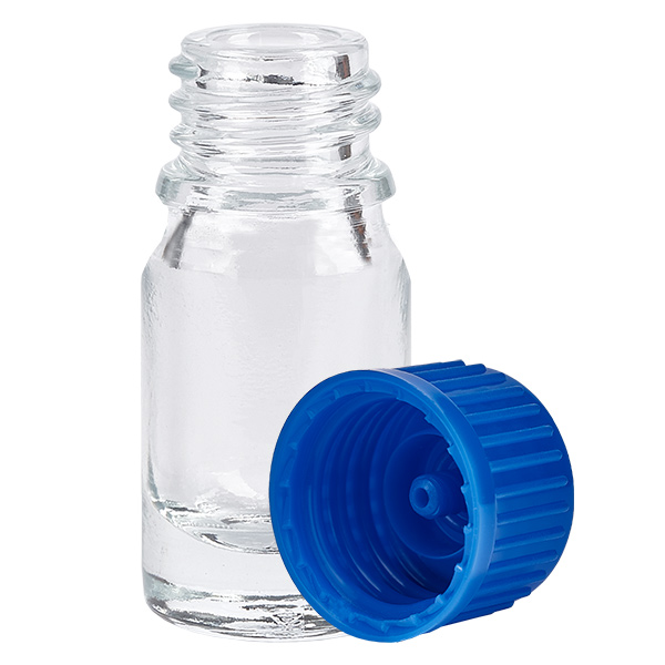 Flacon 5ml 11mm SV bleu STD ClearLine UT18/5