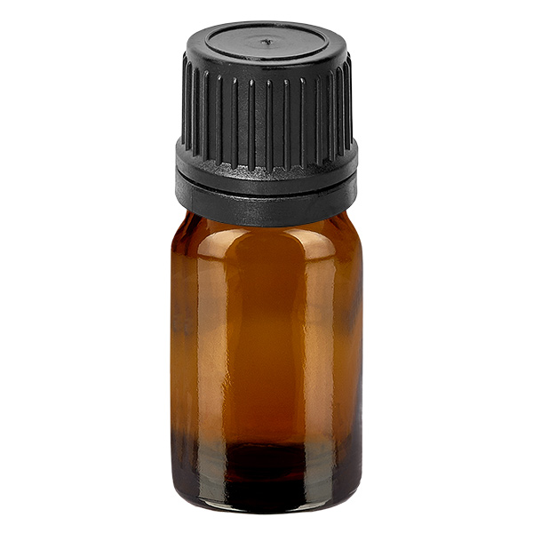 Flacon compte-goutte 5ml 1mm noir OV BrownLine UT18/5
