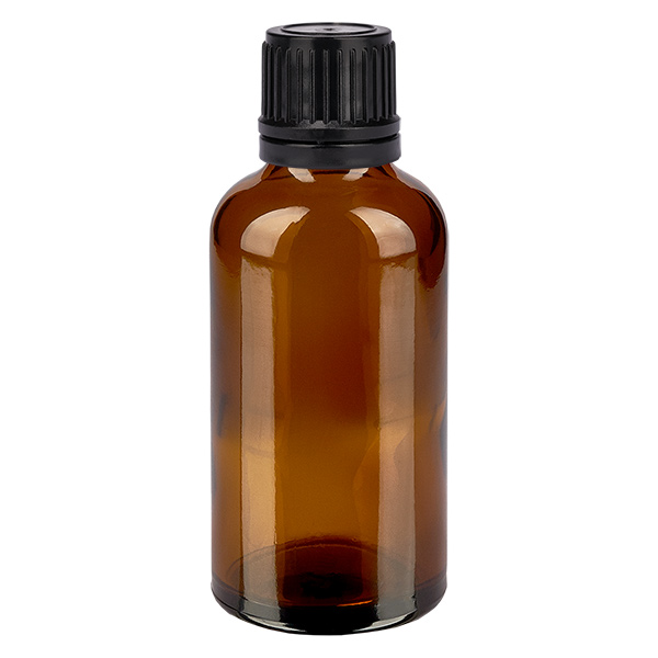 Flacon 50ml (globule) 8mm GR s. OV BrownL. UT18/50