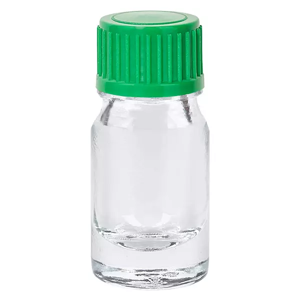 Flacon compte-goutte 5ml 0.8mm vert STD ClearLine UT18/5 Flacon compte-goutte 5ml 0.8mm vert STD ClearLine UT18/5