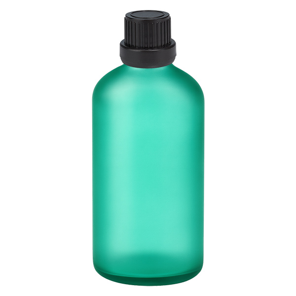 Flacon 100ml 11mm SV noir OV GreenL. UT18/100