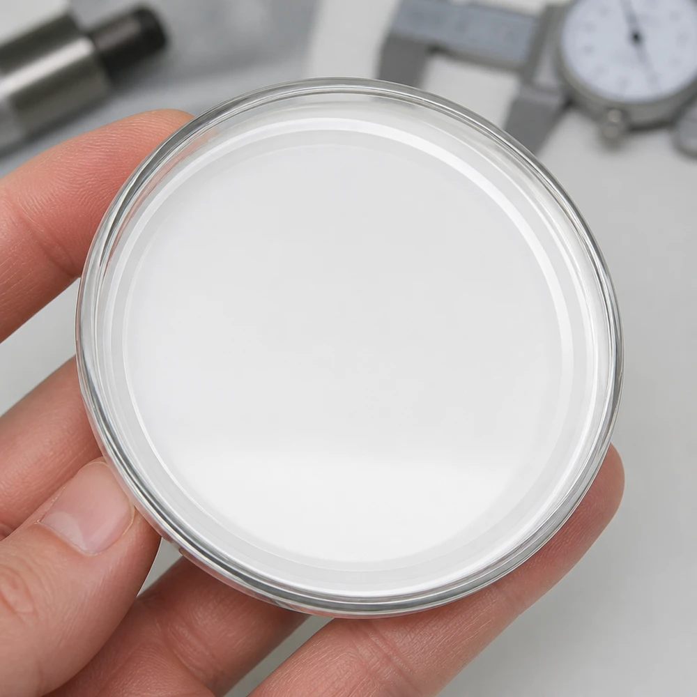UNiTWIST BasicSeal : couvercle TO82 blanc de 82 mm avec bord transparent en plastique – vue détaillée