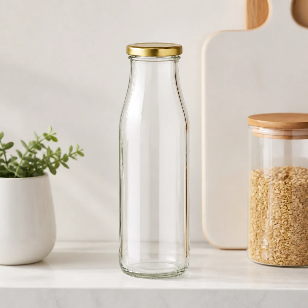 500ml Bouteille avec couvercle BasicSeal or UNiTWIST