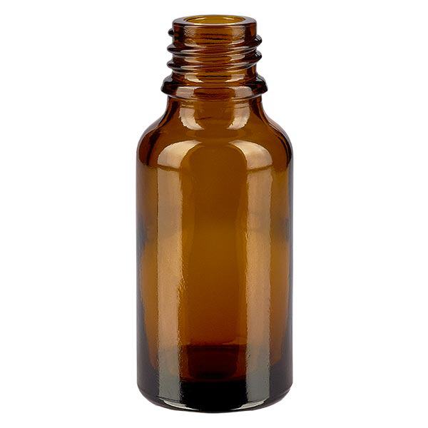 Flacon de pharmacie 20 ml DIN18 - verre ambré