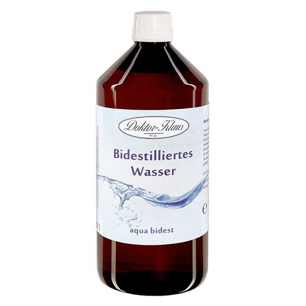 Eau distillée Doktor Klaus - Aqua dest 1 litre en bouteille PET