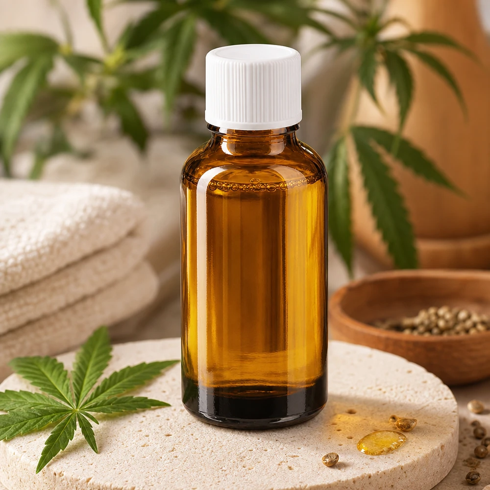 Flacon de 30ml 11mm SV blanc STD BrownLine UT18/30 Bouteille de pharmacie pratique de 30 ml avec bouchon à vis blanc pour un dosage précis des extraits