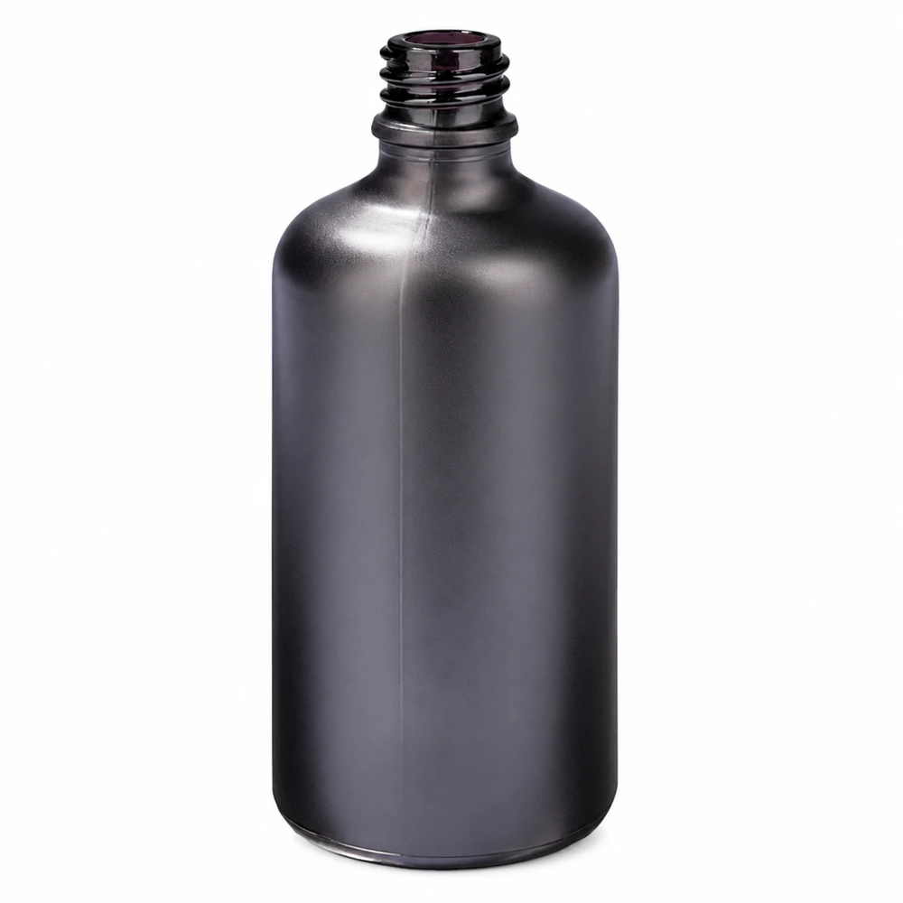 Flacon à pharmacie de 100ml BlackLine UT18/100 UNiTWIST Bouteille de protection contre la lumière 100ml BlackLine UT18/100 pour les applications pharmaceutiques et cosmétiques