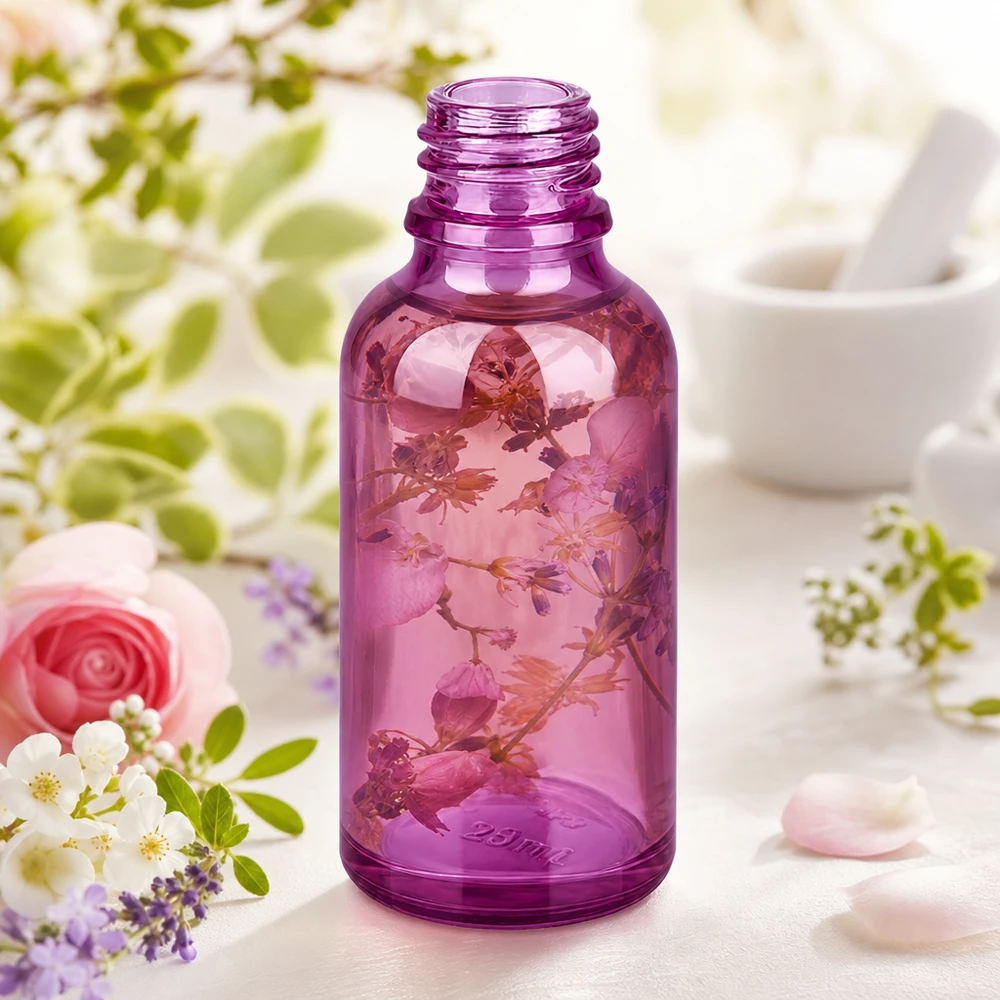 Bouteille à pharmacie de 30ml PurpleLine UT18/30 UNiTWIST Flacon PurpleLine de 30 ml à large ouverture pour un remplissage et un dosage faciles