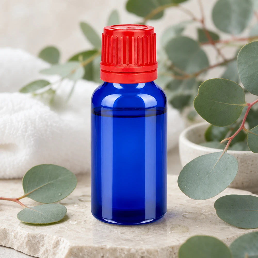 Flacon 20ml 11mm SV rouge OV BlueLine UT18/20 Bouteille de 20 ml en verre borosilicaté de haute qualité avec bouchon compte-gouttes pratique en rouge