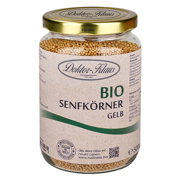 500g de graines de moutarde bio jaunes Doktor-Klaus noWaste 500g de graines de moutarde bio jaunes Doktor-Klaus noWaste