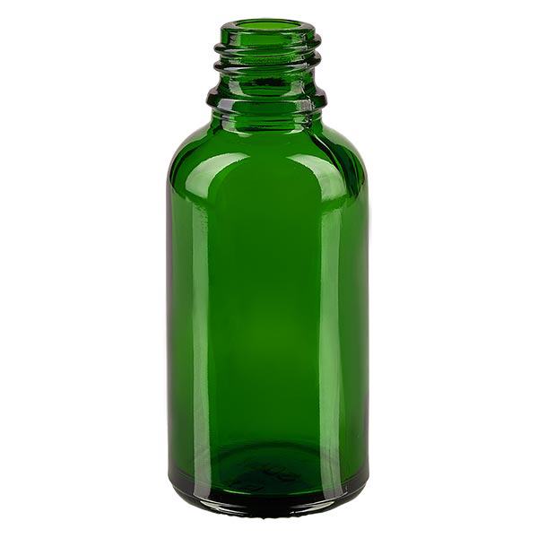 Flacon compte-gouttes vert 10 ml DIN18