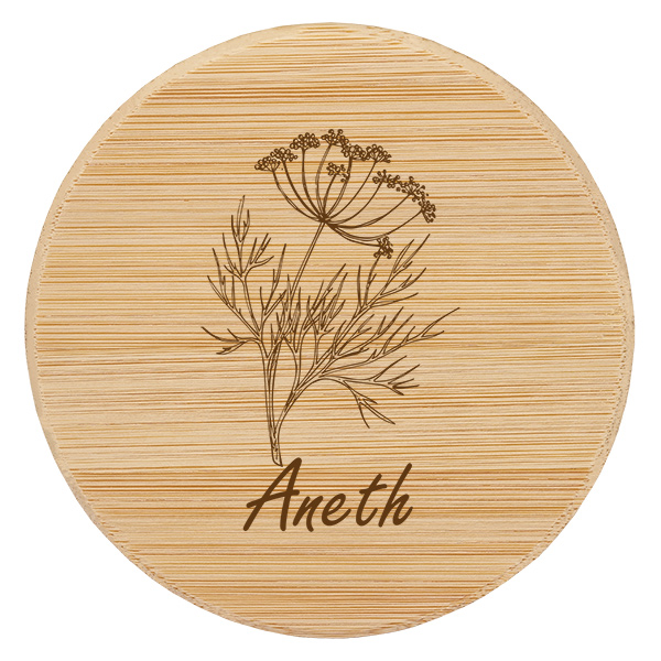 Paire en bois « Aneth » pour WECK RR60 Paire en bois « Aneth » pour WECK RR60