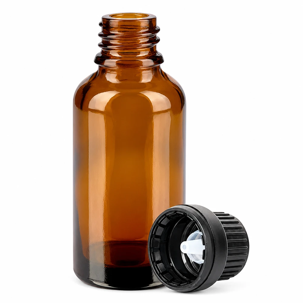 30ml goutte à goutte. 2mm noir OV BrownLine UT18/30 Flacon compact de 30 ml avec bouchon compte-gouttes, idéal pour les sérums et teintures cosmétiques