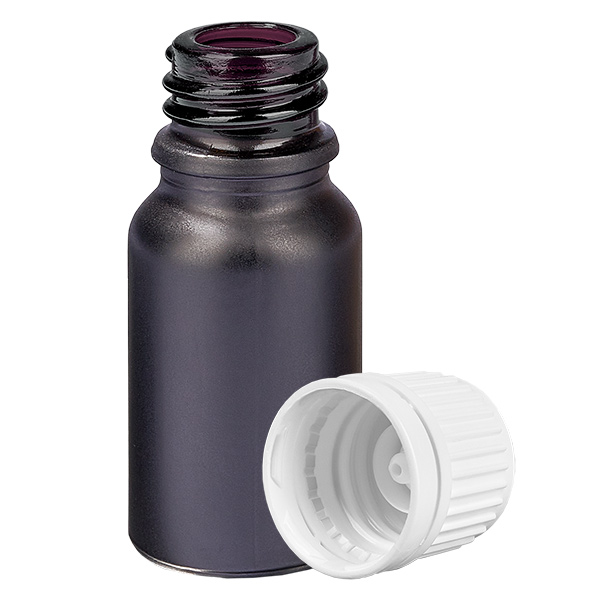 Flacon 10ml 11mm SV blanc OV BlackLine UT18/10 Flacon 10ml 11mm SV blanc OV BlackLine UT18/10