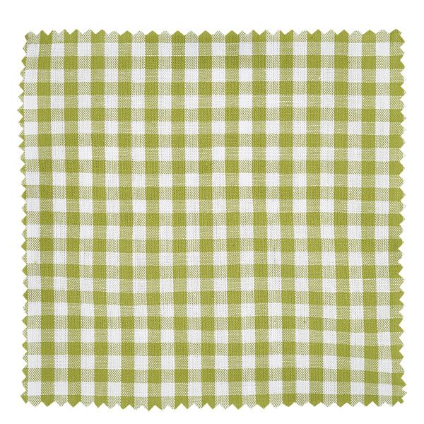 Tissu napperon pour décoratif vert à carreaux 12cm carré