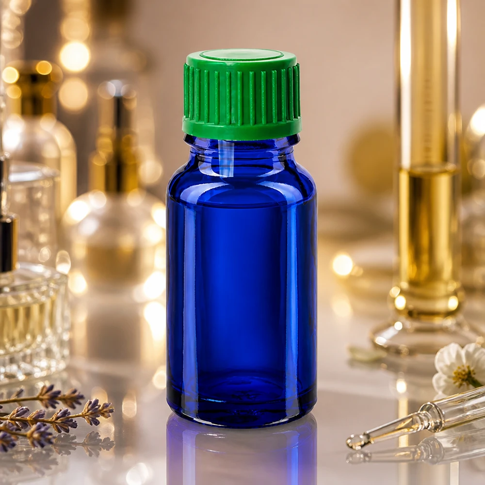 10ml Flacon compte-goutte 0.8mm vert STD BlueLine UT18/10 Flacon compte-gouttes bleu professionnel 10ml UT18/10 pour laboratoire et pharmacie