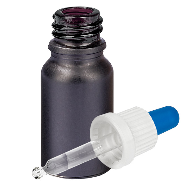 10ml flacon à pipette blanc/bleu OV BlackLine UT18/10 10ml flacon à pipette blanc/bleu OV BlackLine UT18/10