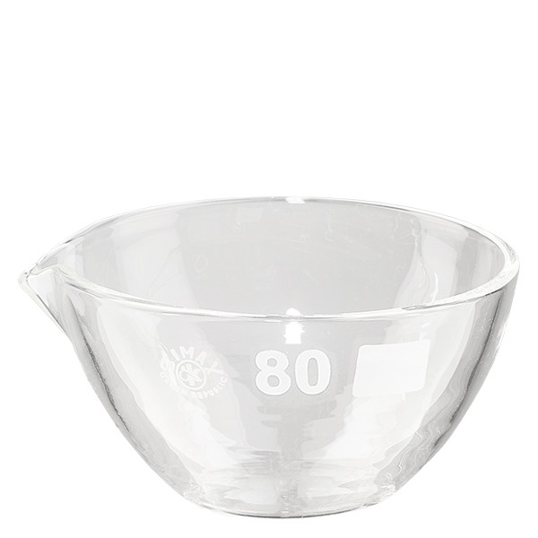 Capsule d’évaporation 90 ml en verre borosilicate, avec bec verseur