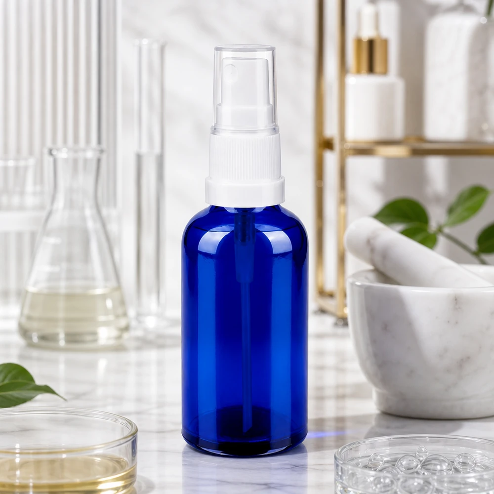 Vaporisateur 50ml blanc/tr. STD BlueLine UT18/50 Vaporisateur maniable avec diffuseur fin pour une application précise des essences