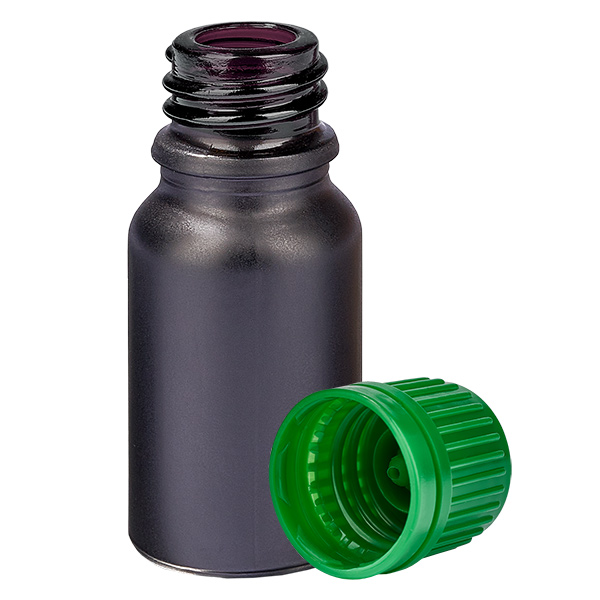 Flacon 10ml 11mm SV vert OV BlackLine UT18/10 Flacon 10ml 11mm SV vert OV BlackLine UT18/10