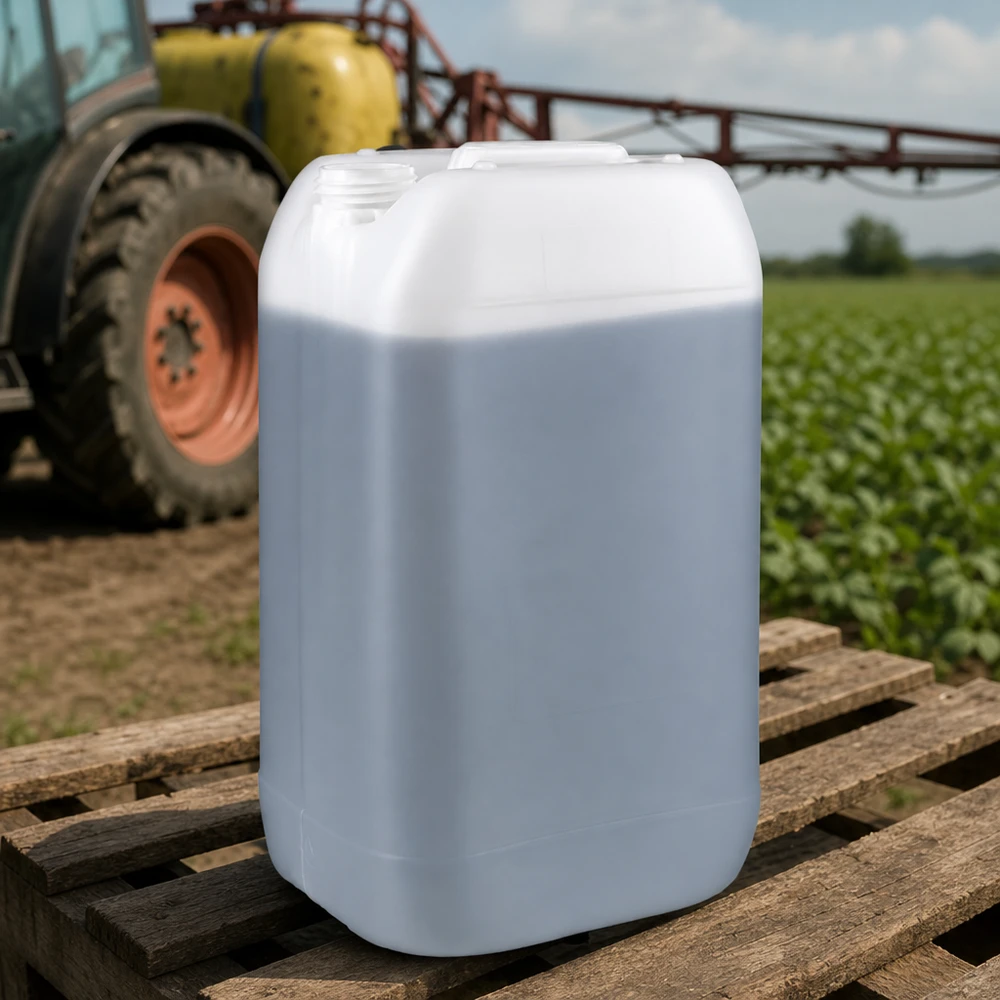 Jerrican de 15 litres sans bouchon Bidon en plastique blanc vide de 15 litres, sans couvercle, destiné à un usage agricole en extérieur